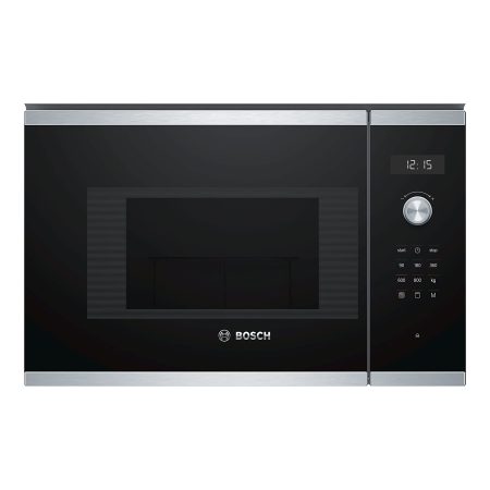 Bosch Bel524Ms0 Forno A Microonde Da Incasso 20Lt 800 Watt Con Grill Colore Nero