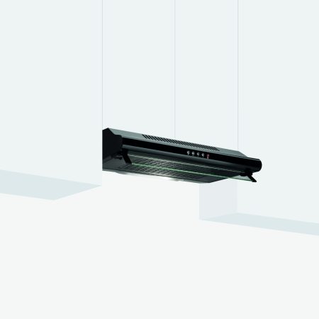 Glem Gas Ghc631Bk Cappa Sottopensile Aspirante 60Cm 235 M³/H Colore Nero