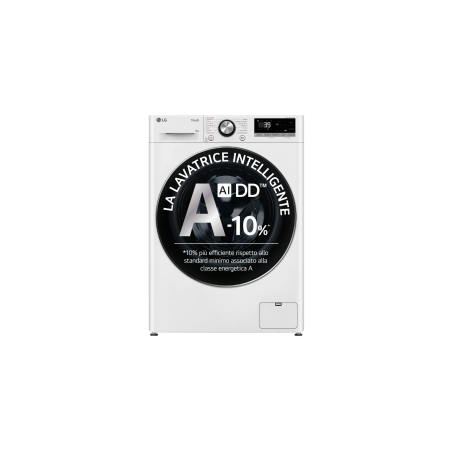 Lg F2R7S09Tswc Lavatrice Slim 48Cm Ai-Dd 9Kg 1200 Giri Vapore Inverter Classe A