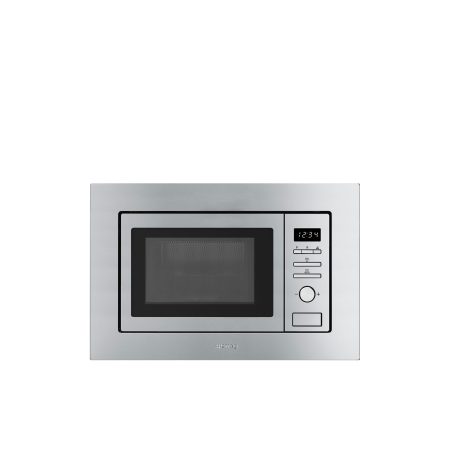 Smeg Fmi020X Forno A Microonde Da Incasso 17Lt Con Grill Inox